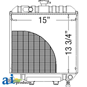 KU20003    Radiator---Replaces 66361-58712 